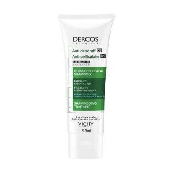 VICHY šampūnas pleiskanotai ir riebiai galvos odai DERCOS, 95 ml