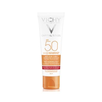 VICHY saulės kremas Ideal Soleil Anti-Age, SPF 50+, 50 ml