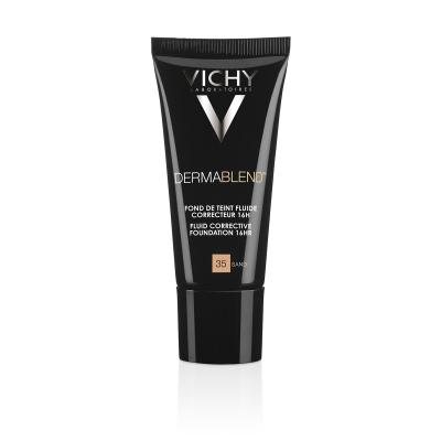 VICHY skystas makiažo pagrindas DERMABLEND 35, SPF 35, 30 ml