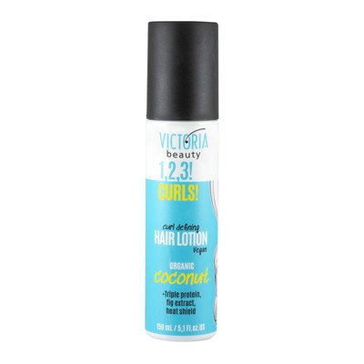 Victoria Beauty 1,2,3! Curls! Losjonas garbanotiems plaukams su kokosų aliejumi, 150 ml