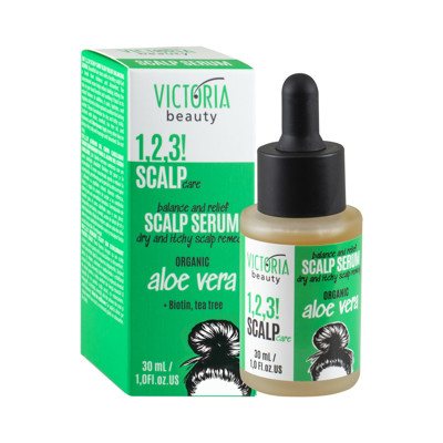 Victoria Beauty 1,2,3! Scalp Care! Serumas probleminei galvos odos su alavijų ekstraktu, 30 ml