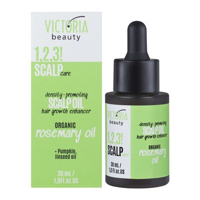 Victoria Beauty 1,2,3! Scalp! Rozmarinų aliejus plaukams, 30 ml