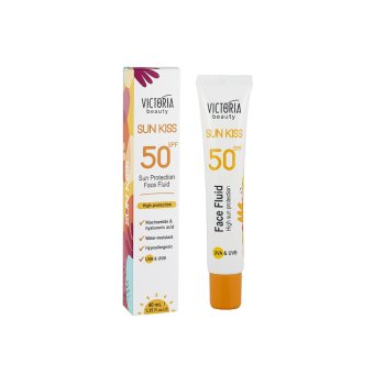 VICTORIA BEAUTY apsauginė emulsija nuo saulės veidui, SPF 50, 40 ml