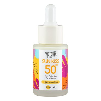 Victoria Beauty apsauginis serumas veidui nuo saulės SPF50, 30 ml
