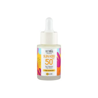VICTORIA BEAUTY apsauginis veido serumas nuo saulės, SPF 50, 30 ml