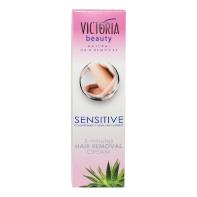 Victoria Beauty depiliacinis kremas jautriai odai (poveikis per 3 minutes), 100 ml