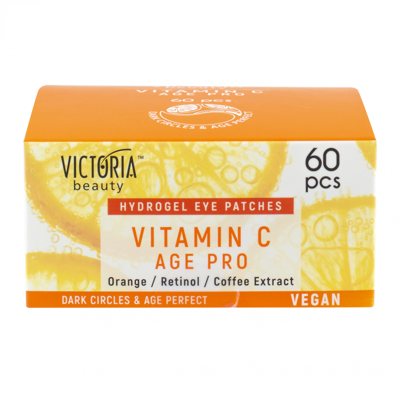Victoria Beauty paakių kaukės su vit C, retinoliu ir apelsinų ekstraktu, 60 vnt