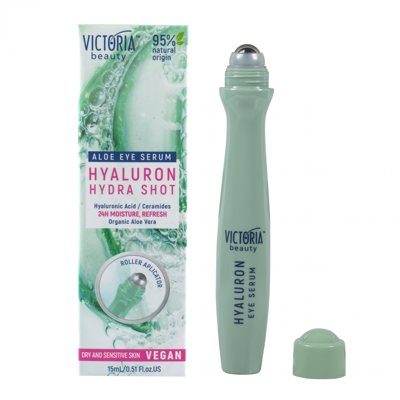 Victoria Beauty paakių serumas su hialurono rūgštimi, alavijų ekstraktu ir niacinamidu, 15 ml