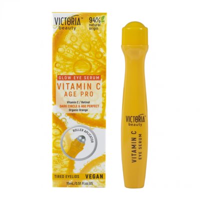 Victoria Beauty paakių serumas su vit C, retinoliu ir apelsinų ekstraktu, 15 ml