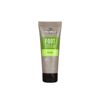 VICTORIA BEAUTY pėdų kremas su šlapalu (20 %) ir mentoliu WORKAHOLIC'S, 75 ml