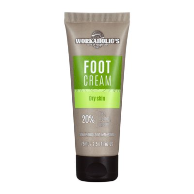 Victoria Beauty Workaholic's pėdų kremas su šlapalu 20% ir mentoliu, 75 ml