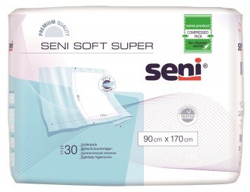 Vienkartiniai paklotai SENI Soft SUPER x 170 cm N30, 90 cm