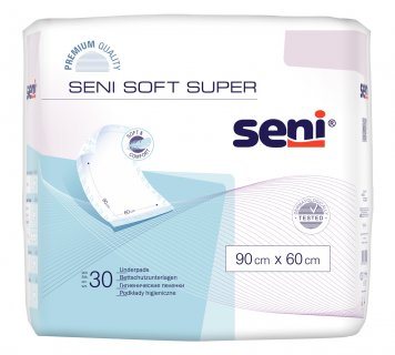 Vienkartiniai paklotai SENI Soft SUPER x 60 cm N30, 90 cm