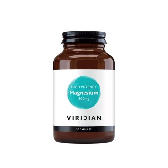 VIRIDIAN, 3 formų magnis „High Potency Magnesium“, 30 kapsulių