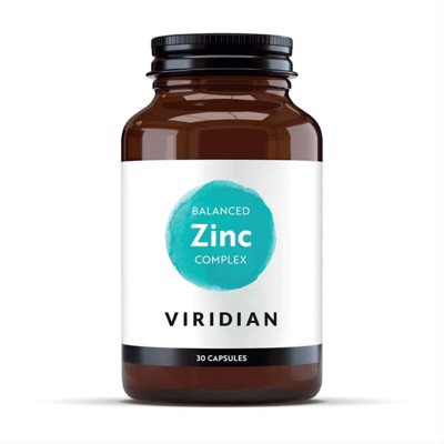 VIRIDIAN BALANCED ZINC COMPLEX, 30 kapsulių