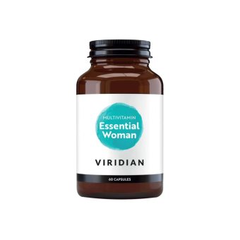 VIRIDIAN ESSENTIAL WOMAN MULTIVITAMIN, nuo ., 60 kapsulių, 18 m