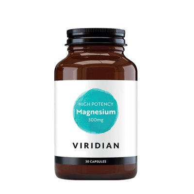 VIRIDIAN HIGH POTENCY MAGNESIUM, 300 mg., 30 kapsulių