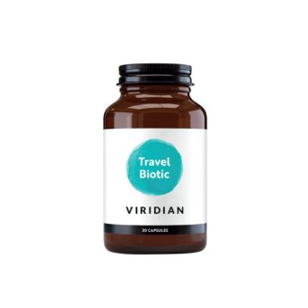 VIRIDIAN TRAVEL BIOTIC, 30 kapsulių