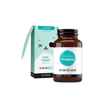 VIRIDIAN VIRIDIKID MULTIVITAMIN, nuo ., 90 kapsulių, 2 m