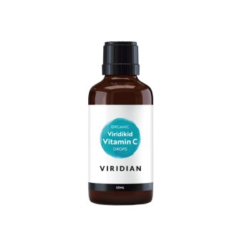 VIRIDIAN vitamino C lašeliai VIRIDKID, nuo . (LT-EKO-001), 50 ml, 3 m