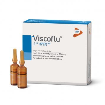 VISCOFLU sterilus hipertoninis tirpalas purškimui ar lašinimui N10, 5 ml