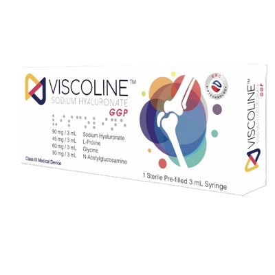 VISCOLINE SODIUM HYALURONATE GGP, 1 švirkštas, N1, 3 ml