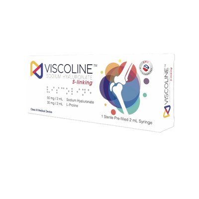 VISCOLINE SODIUM HYALURONATE S-linking, 1 švirkštas, N1, 2 ml
