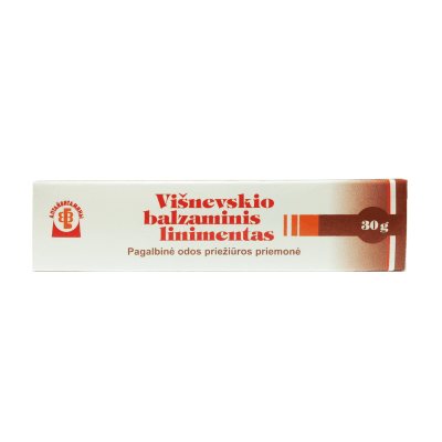 Višnevskio balzaminis linimentas, 30 g