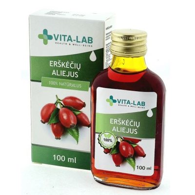 VITA LAB aliejus erškėčių 100% natūralus, 100 ml
