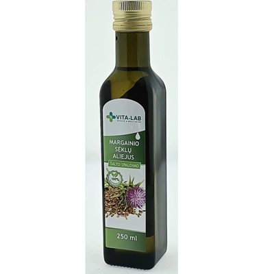 VITA LAB aliejus margainio sėklų 100% natūralus šalto spaudimo, 250 ml