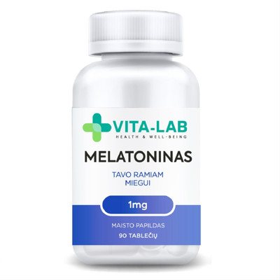 VITA-LAB MELATONINAS, 1 mg, 90 tablečių