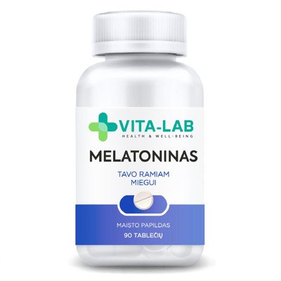VITA-LAB, MELATONINAS, 90 tablečių