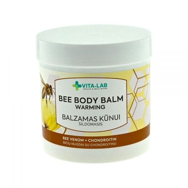 VITA-LAB šildantis kūno balzamas BEE BODY BALM, 250 ml