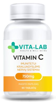 VITA-LAB Vitaminas C 750 mg tabletės N90