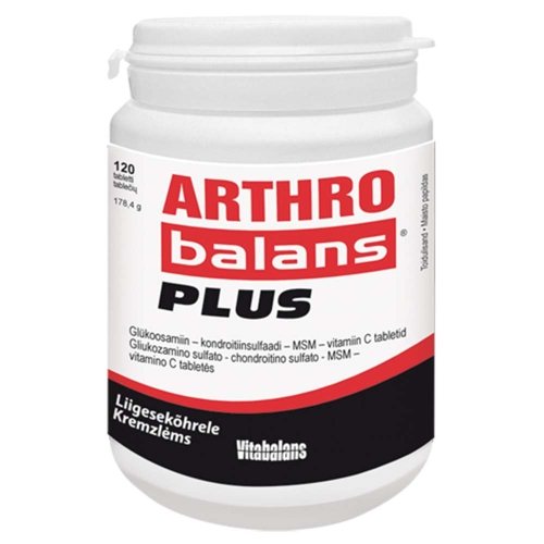 VITABALANS gliukozamino tabletės ARTHROBALANS PLUS, N120