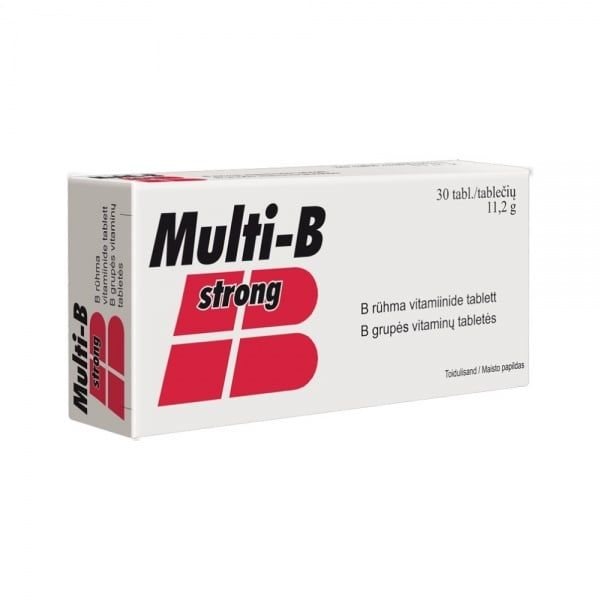 VITABALANS maisto papildas MULTI-B STRONG, 30 tab.