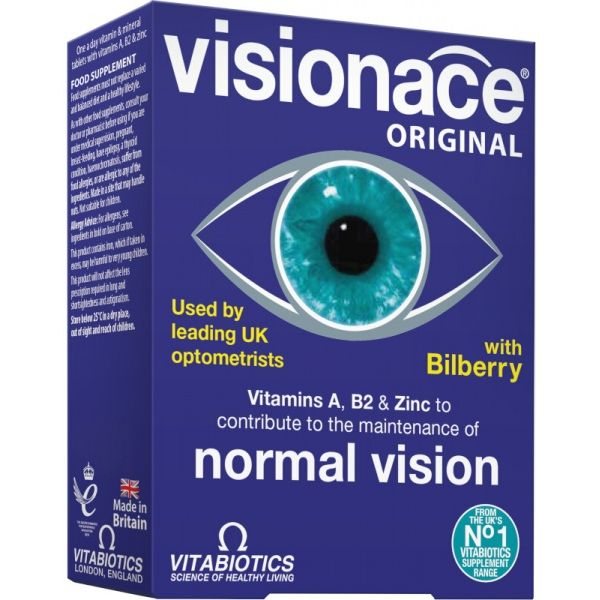 VITABIOTICS maisto papildas VISIONACE, 30 tab.