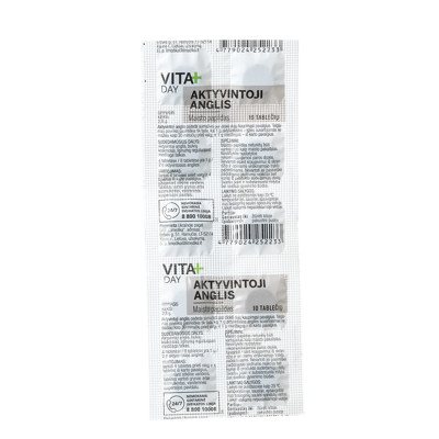 VITADAY AKTYVINTOJI ANGLIS, 10 tablečių