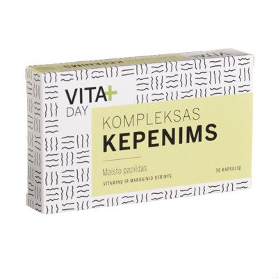 VITADAY KOMPLEKSAS KEPENIMS, 30 kapsulių
