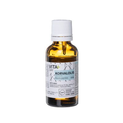 VITADAY KORVALOLIS, 25 ml