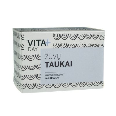VITADAY ŽUVŲ TAUKAI 1000 mg, 60 kapsulių