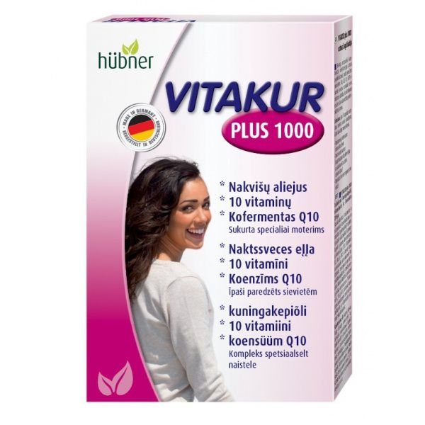 VITAKUR maisto papildas PLUS, 30 kaps.