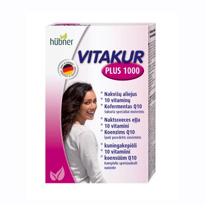 VITAKUR PLUS 1000 kapsulės N30