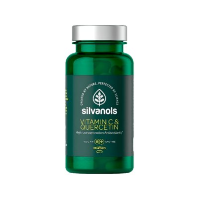 VITAMIN C & QUERCETIN, 120 kapsulių