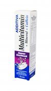 Vitaminai ir mineralai ADDITIVA MULTIVITAMIN + MINERAL + COFFEIN, ananasų skonio, 20 tab.