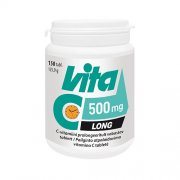 Vitaminai VITA C LONG 500 mg, 150 tab.