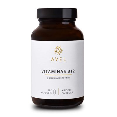 VITAMINAS B12, 120 kapsulių