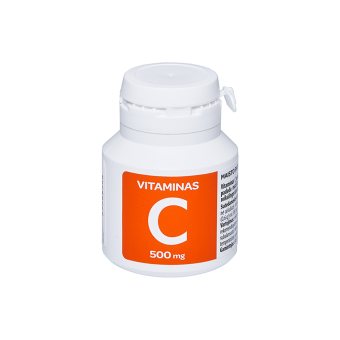 VITAMINAS C, 500 mg, 50 tablečių