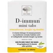 Vitaminas D NEW NORDIC D-IMMUN MINI, 90 tab.