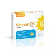 Vitaminas D3 4000 IU, 60 kapsulių